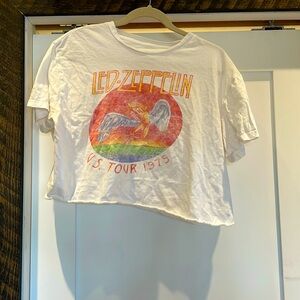 Led Zeppelin crop top